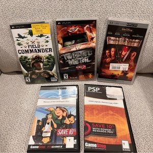 PSP Games Sony PlayStation Portable Bundle of 5 Games